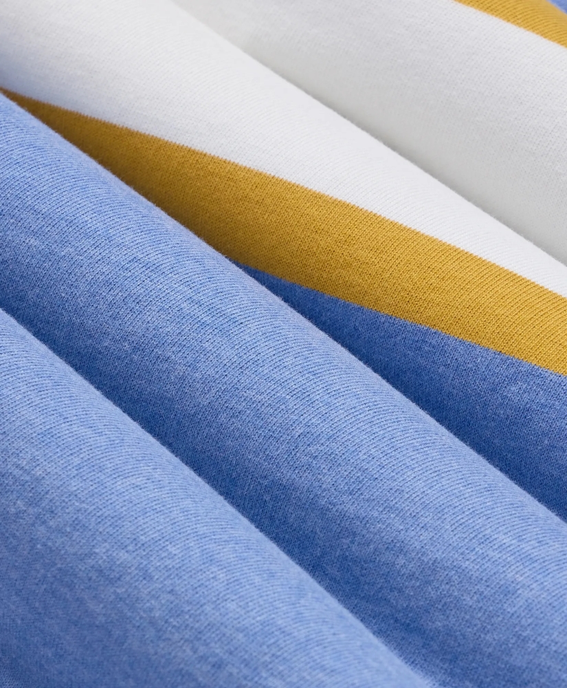 Cotton Chest-Stripe Rugby Shirt, image 9