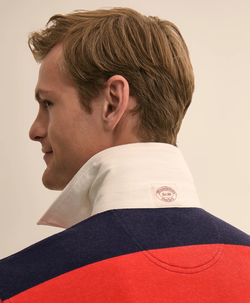 Cotton Embroidered 1818 Rugby Shirt, image 4