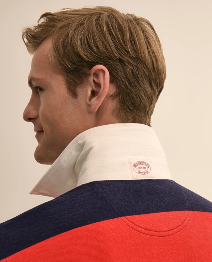 Cotton Embroidered 1818 Rugby Shirt, image 4