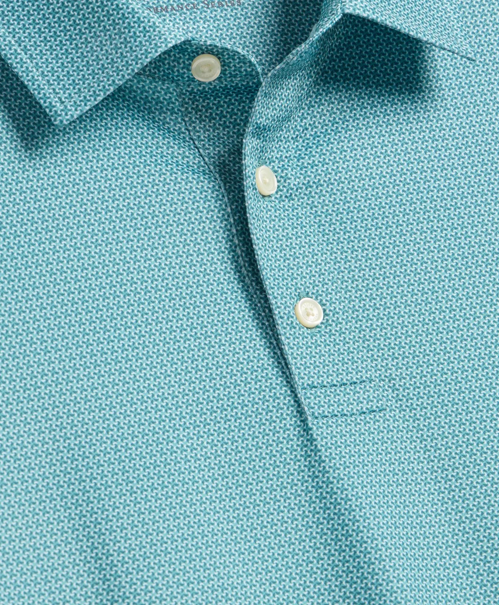 Performance Series Stretch Medallion Print Polo, image 2