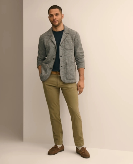 Wool Blazer Sweater Jacket, image 3