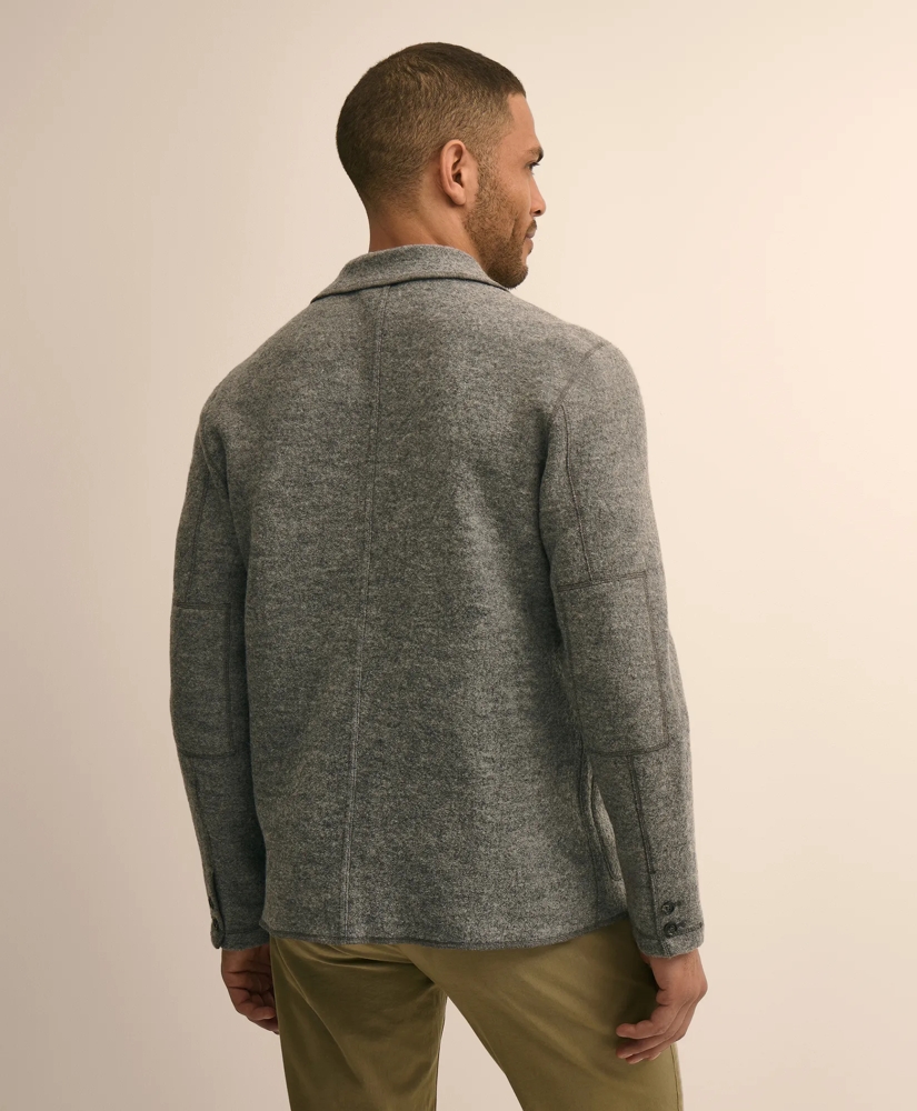 Wool Blazer Sweater Jacket, image 4