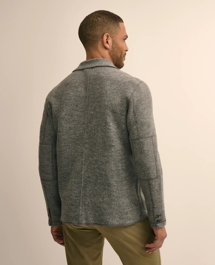 Wool Blazer Sweater Jacket, image 4
