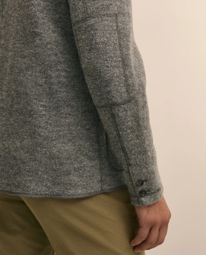 Wool Blazer Sweater Jacket, image 5
