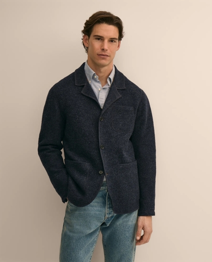 Wool Blazer Sweater Jacket, image 1