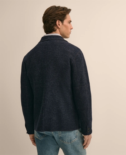 Wool Blazer Sweater Jacket, image 3