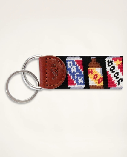 Smathers & Branson Cotton Needlepoint Key Fob