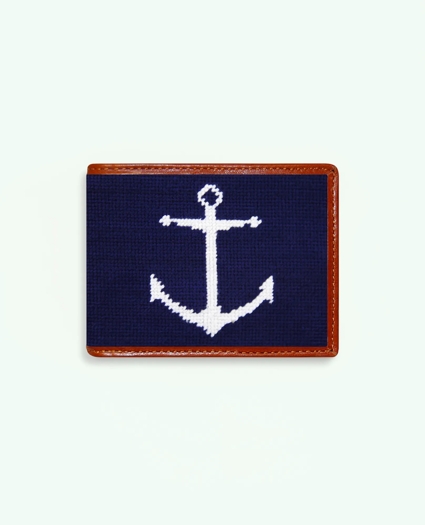 Smathers & Branson Cotton Needlepoint Wallet, image 1