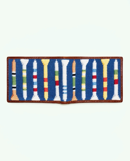 Smathers & Branson Cotton Needlepoint Wallet, image 2