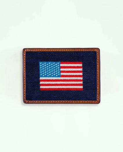 Smathers & Branson Cotton Needlepoint Card Case, image 1