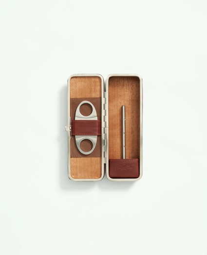 Calfskin & Cedar Cigar Case, image 1