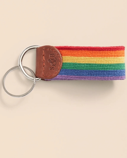Smathers & Branson Needlepoint Pride Key Fob, image 2