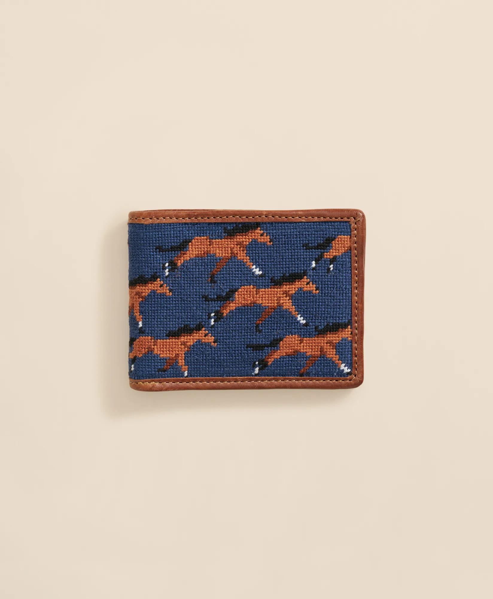 Smathers & Branson Needlepoint Horse Wallet, image 1