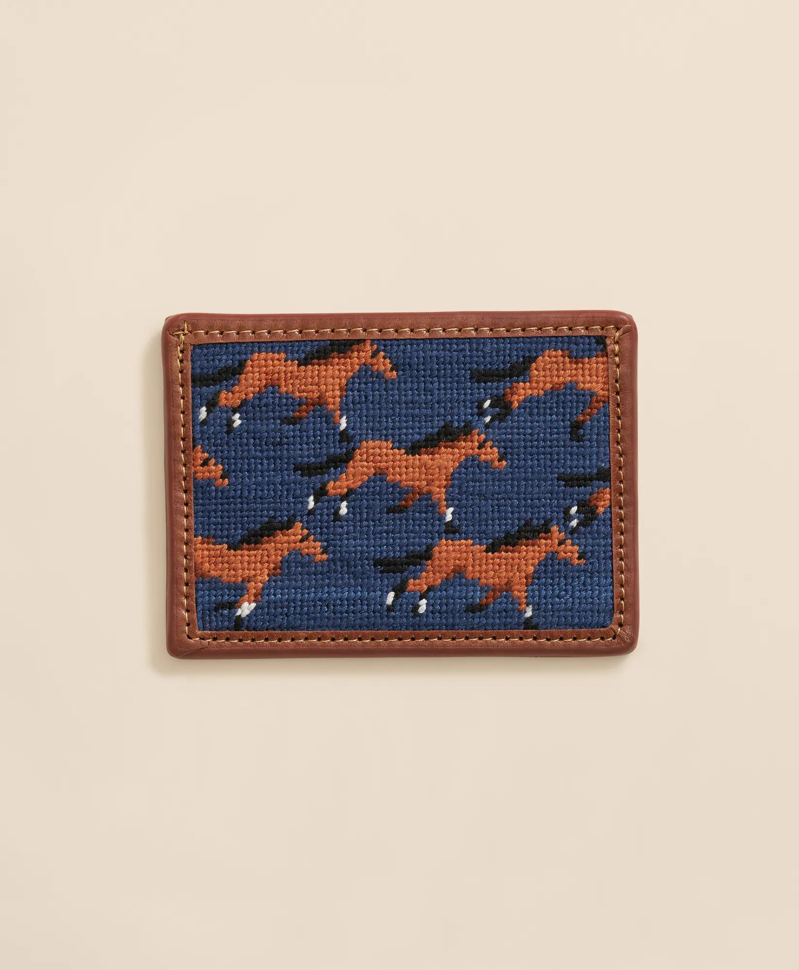 Smathers & Branson Needlepoint Horse Card Case, image 1