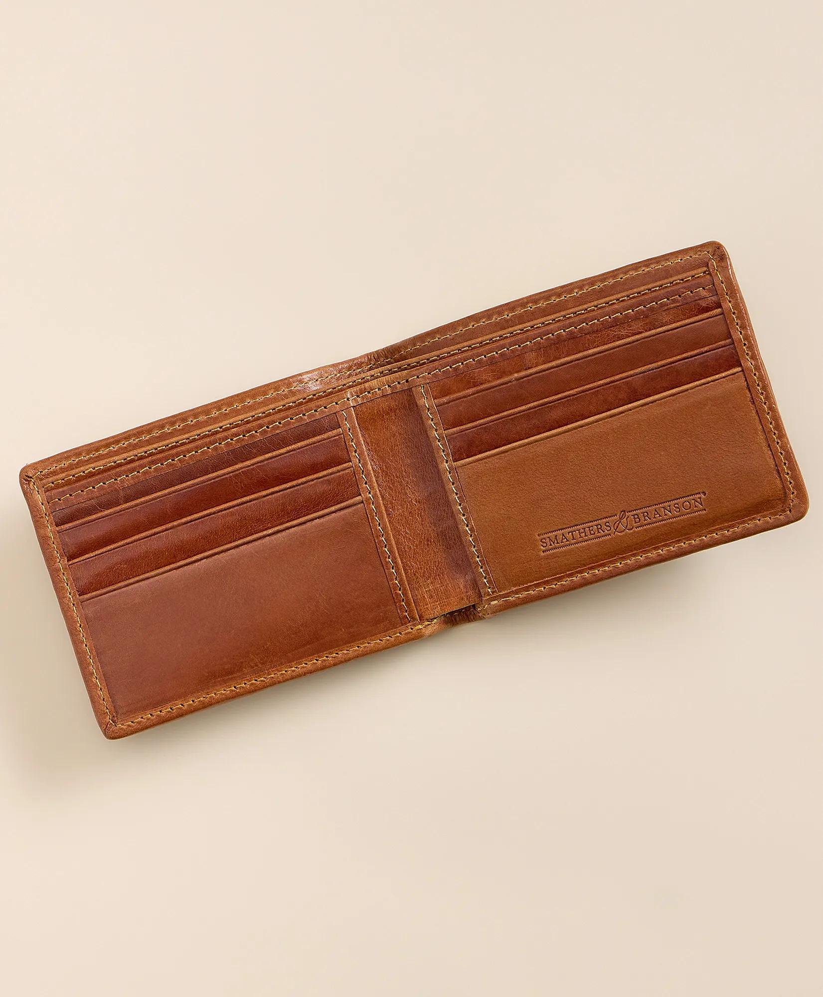 Smathers & Branson Needlepoint Ikat Pattern Wallet, image 2