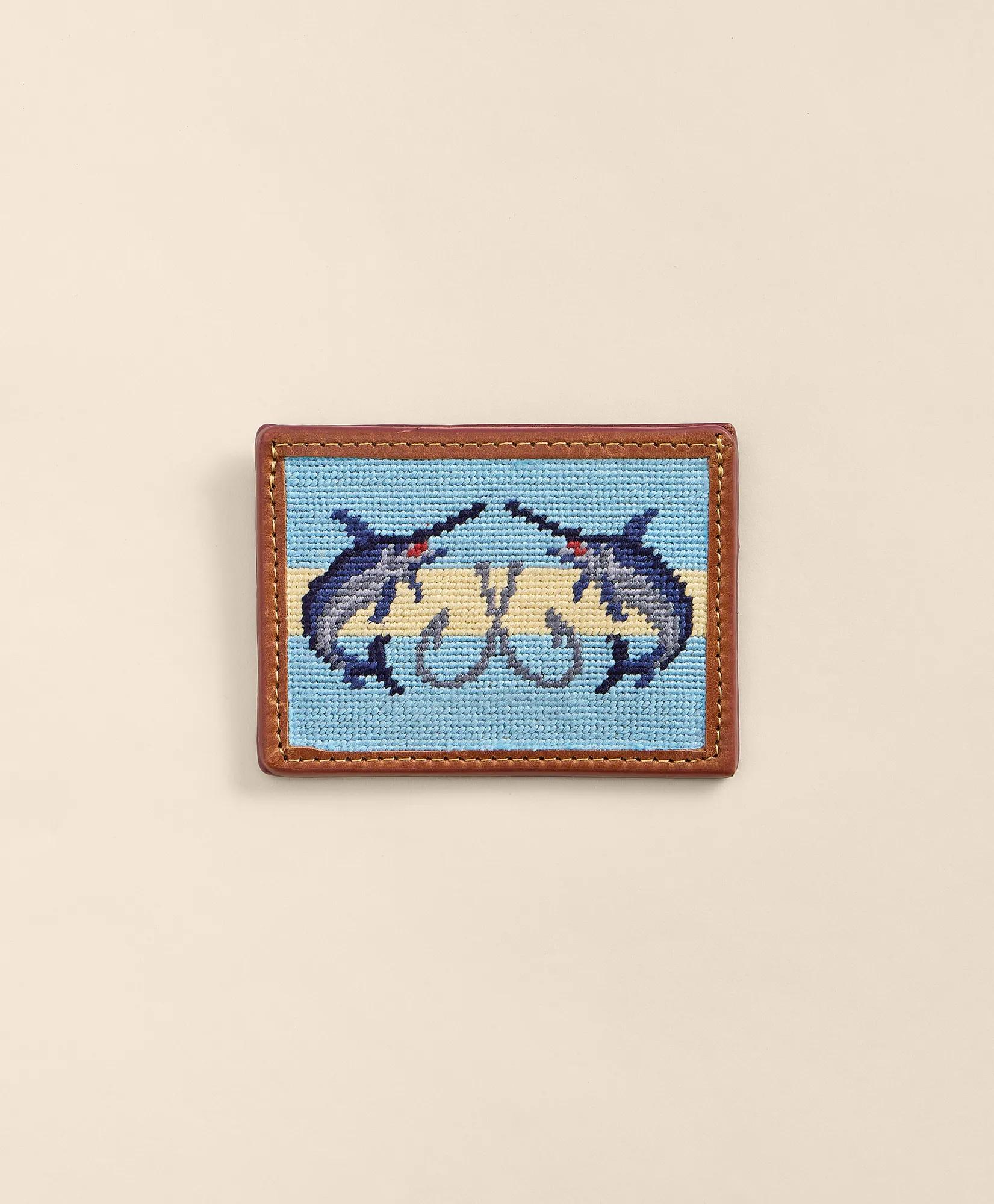 Smathers & Branson Needlepoint Marlin Card Case, image 1