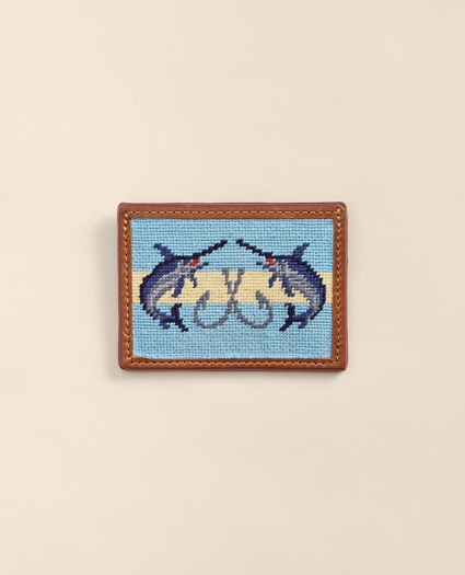 Smathers & Branson Needlepoint Marlin Card Case, image 1