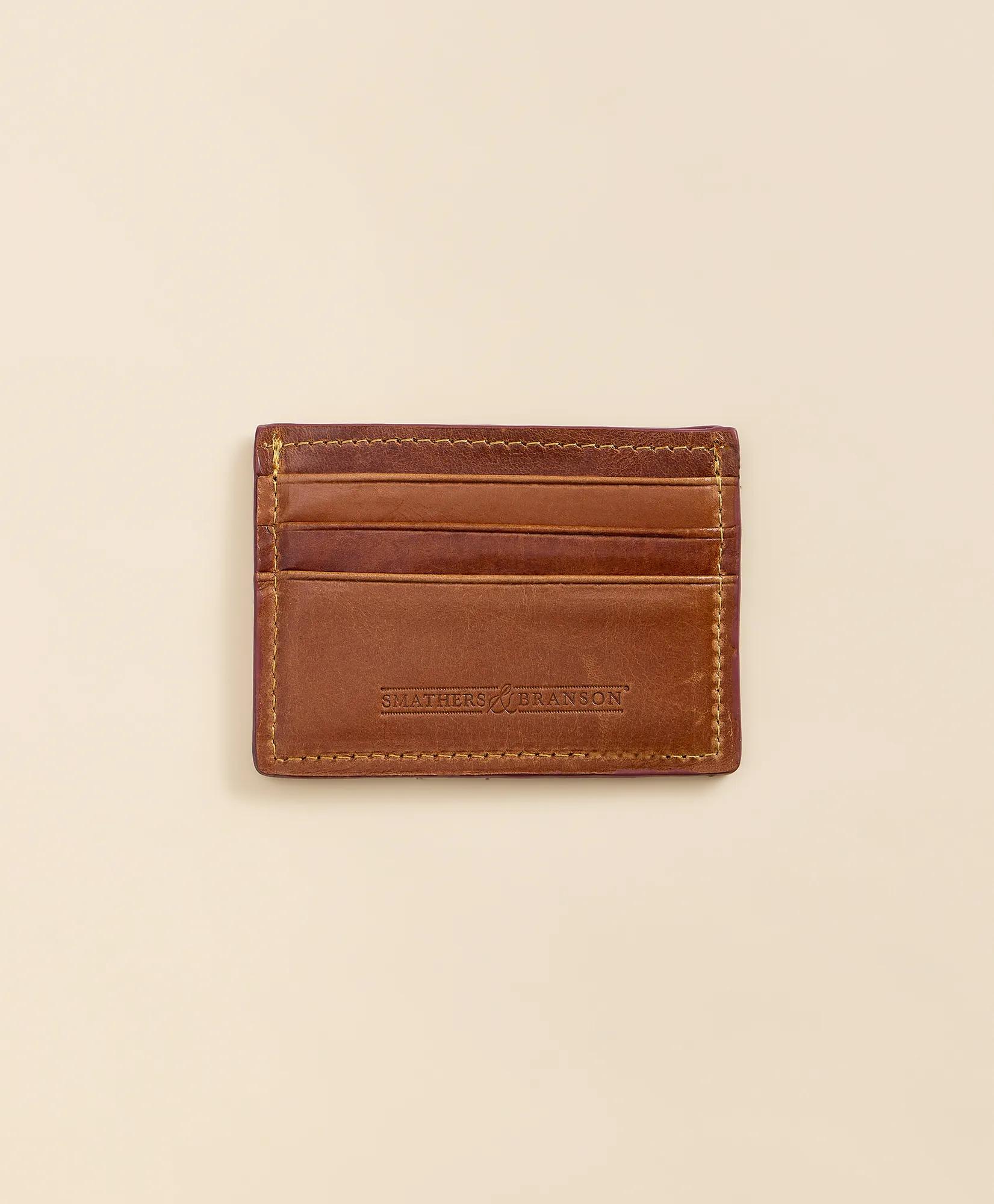 Smathers & Branson Needlepoint Ikat Pattern Card Case, image 2