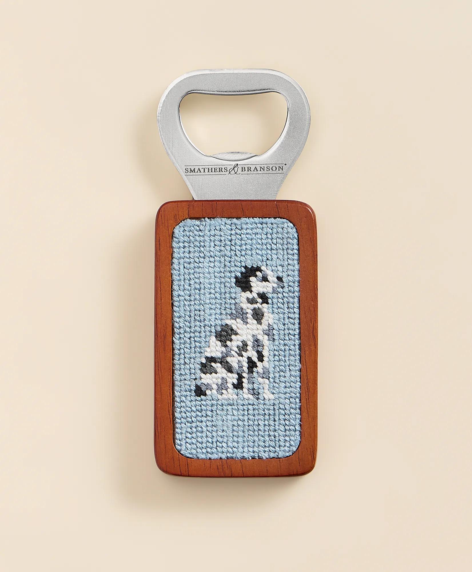 Smathers & Branson Needlepoint Dalmatian Bottle Opener, image 1