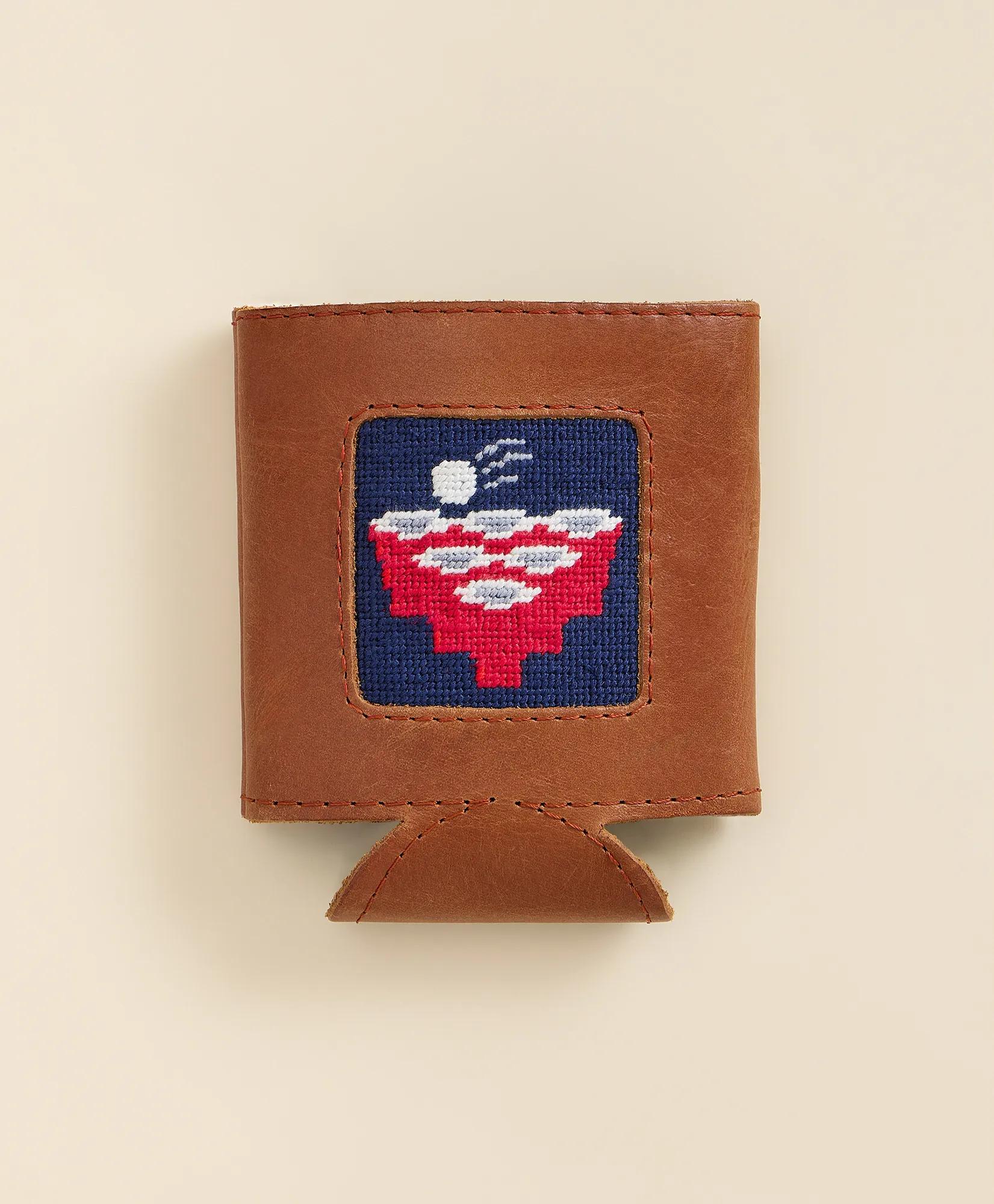 Smathers & Branson Needlepoint Trick Shot Can Cooler, image 1