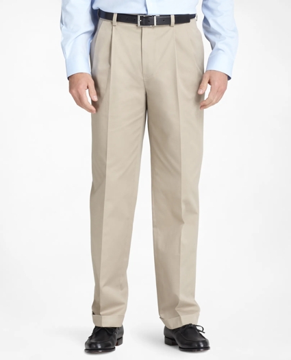 Thompson Fit Pleat-Front Lightweight Advantage Chinos®, image 1