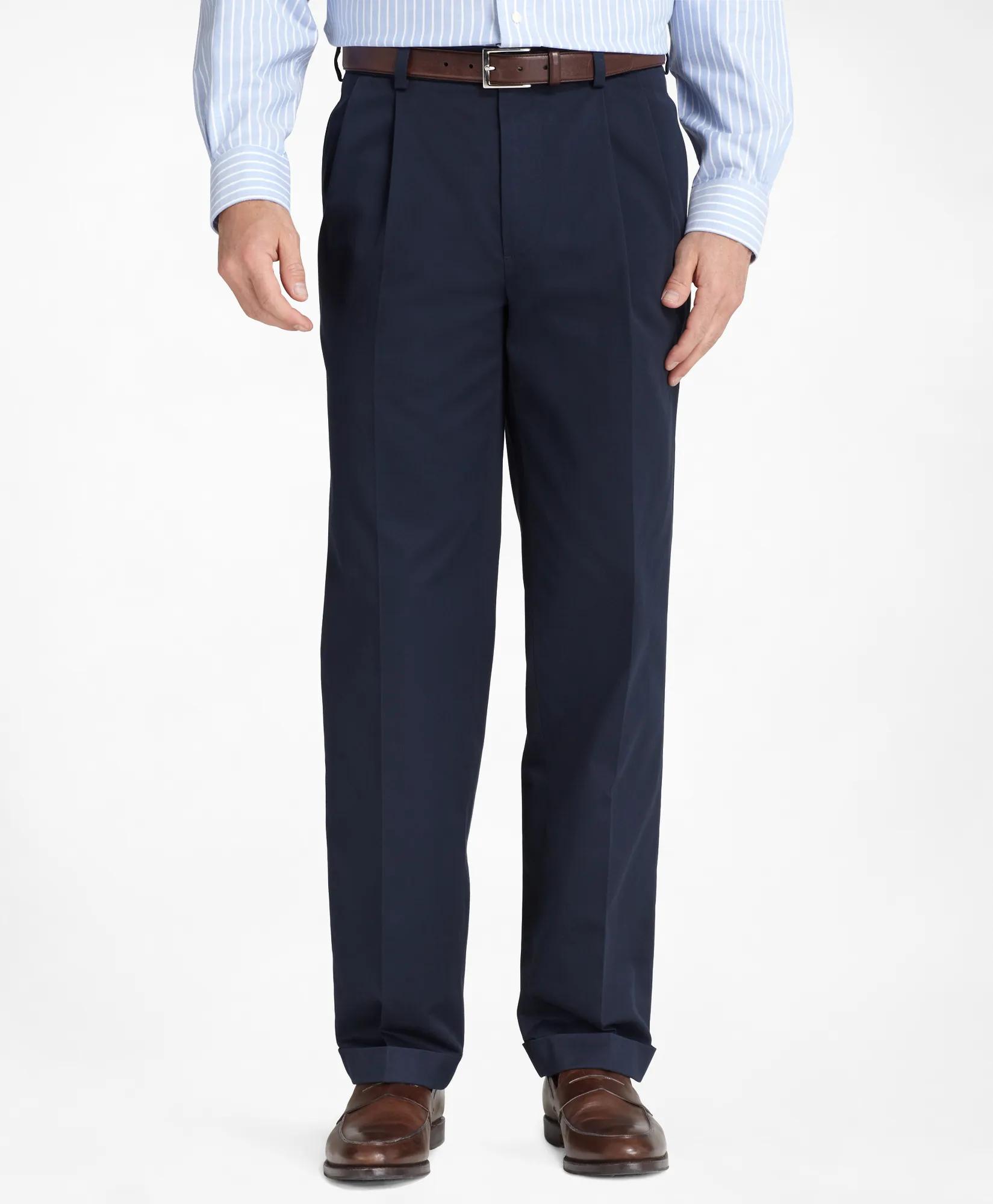 Thompson Fit Pleat-Front Lightweight Advantage Chinos&reg;, image 1