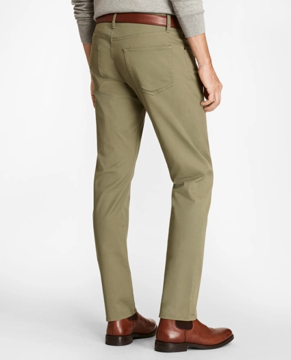 Five-Pocket Selvedge Twill Pants, image 3