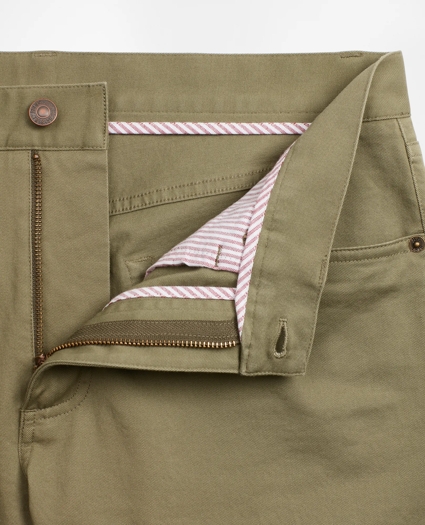 Five-Pocket Selvedge Twill Pants, image 4