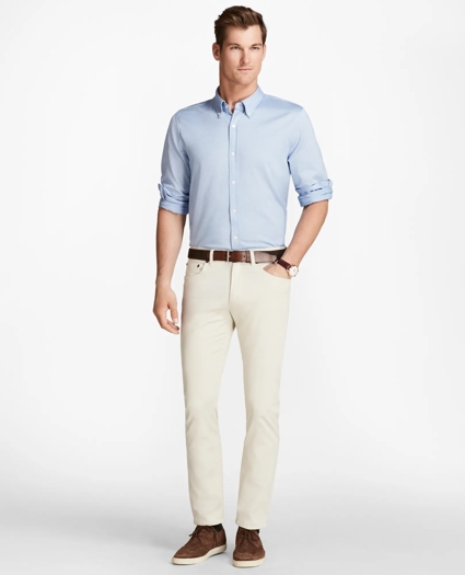 Five-Pocket Selvedge Twill Pants, image 2