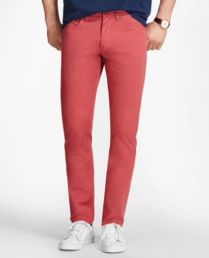 Five-Pocket Selvedge Twill Pants, image 1