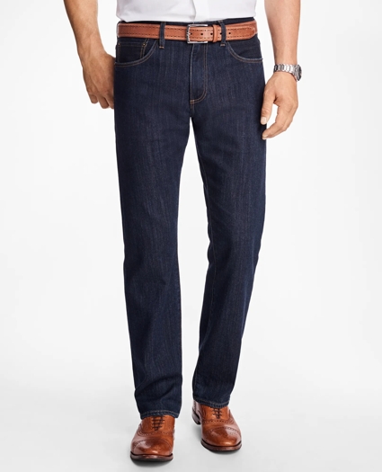 Supima® Stretch Denim Slim Fit Jeans, image 1