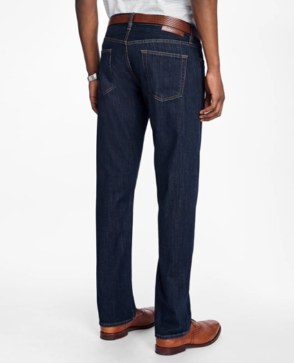 Supima® Denim Straight Fit Jeans, image 3