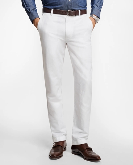 Clark Fit Linen and Cotton Chinos, image 1