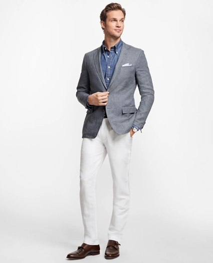 Clark Fit Linen and Cotton Chinos, image 2