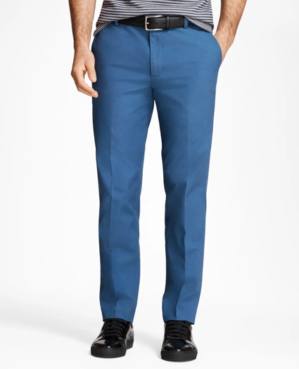 Milano Fit Supima&reg; Cotton Poplin Stretch Chino Pants, image 1