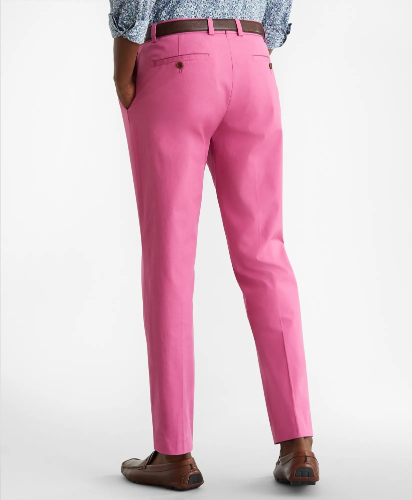 Milano Fit Supima® Cotton Poplin Stretch Chino Pants, image 3