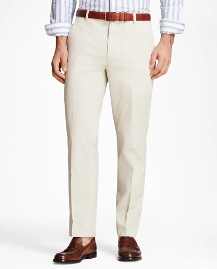 Milano Fit Supima&reg; Cotton Poplin Stretch Chino Pants, image 1