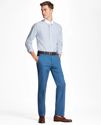 Clark Fit Supima® Cotton Poplin Stretch Chino Pants, image 2