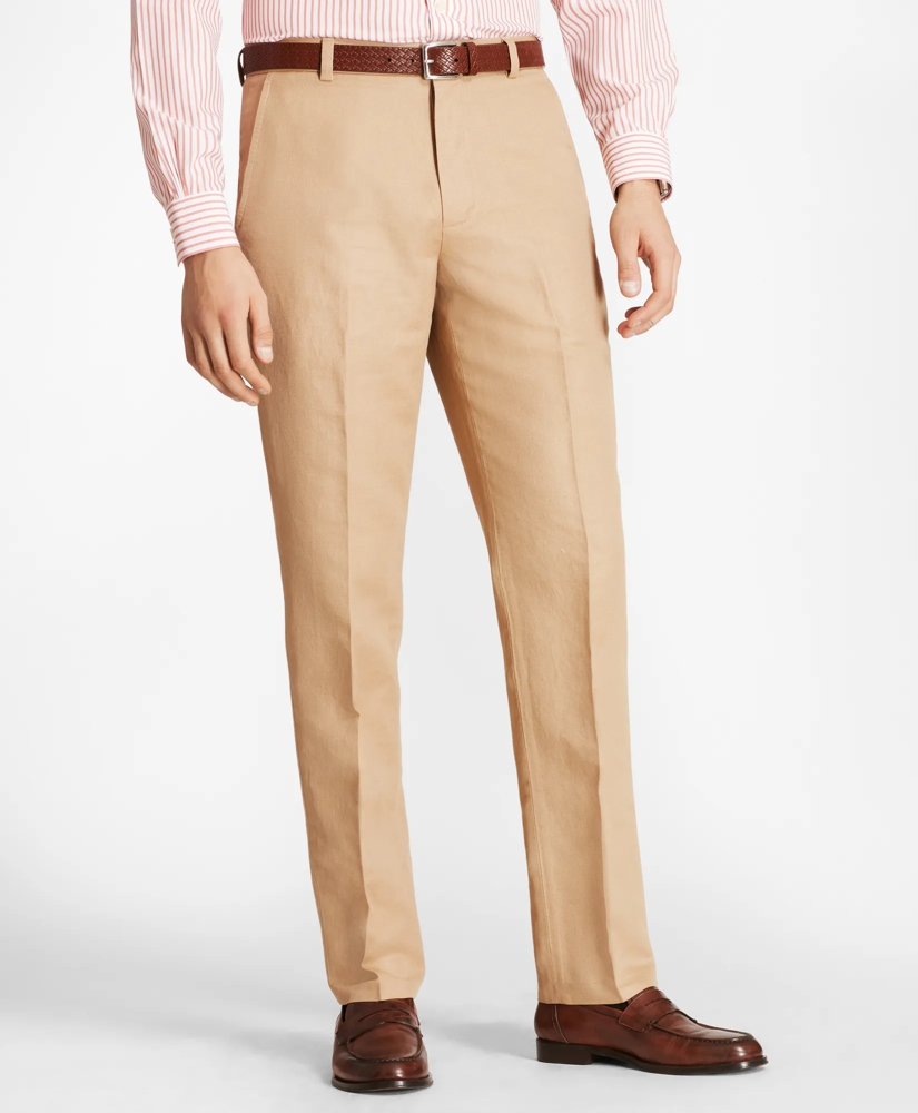 Clark Fit Linen and Cotton Chino Pants