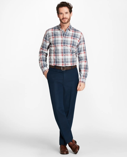 Clark Fit Linen and Cotton Chino Pants, image 2