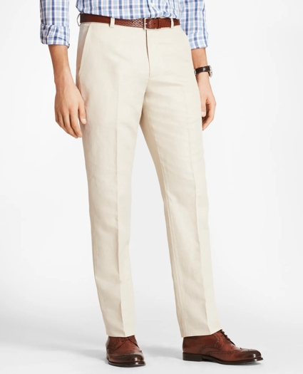 Clark Fit Linen and Cotton Chino Pants, image 1