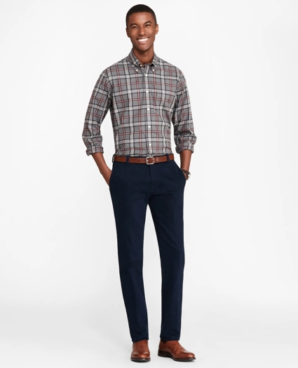 Milano Fit Brushed Twill Stretch Chinos, image 2