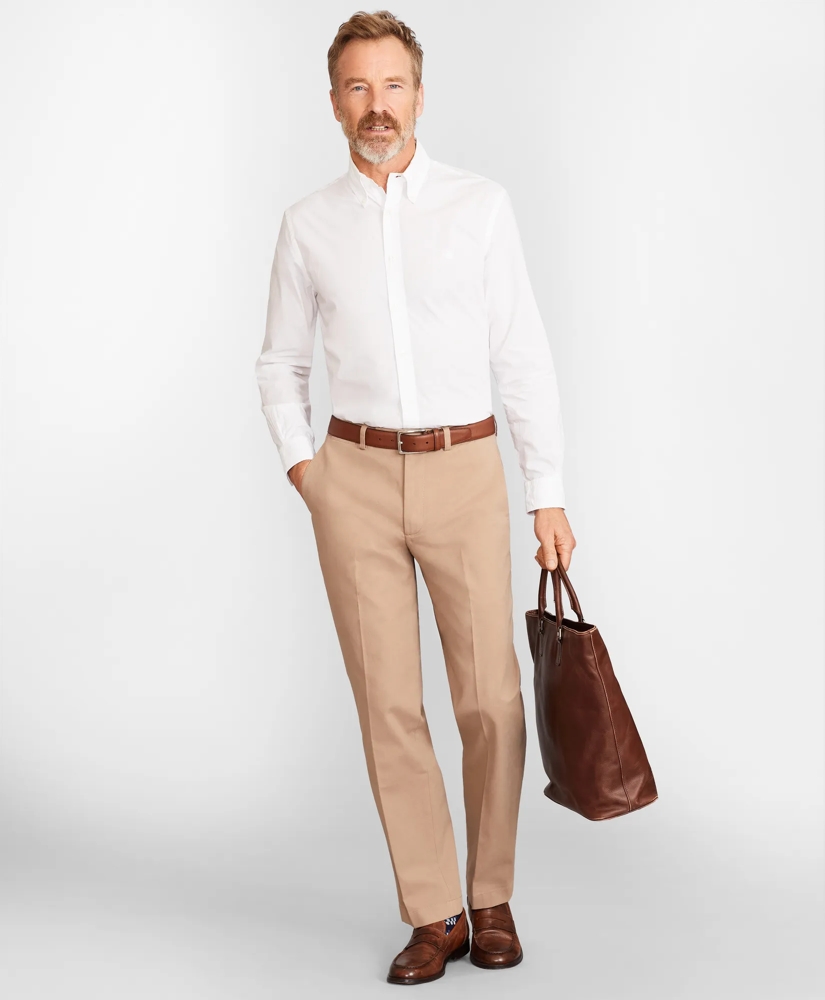 Clark Fit Twill Chino Pants, image 2