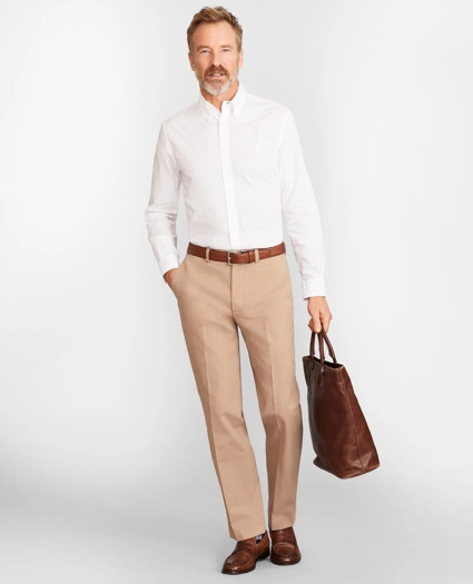 Clark Fit Twill Chino Pants, image 2