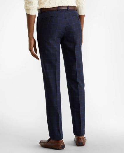 Milano Fit Windowpane Stretch Advantage Chino® Pants, image 3