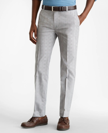 Milano Fit Glen Plaid Stretch Advantage Chino® Pants, image 1
