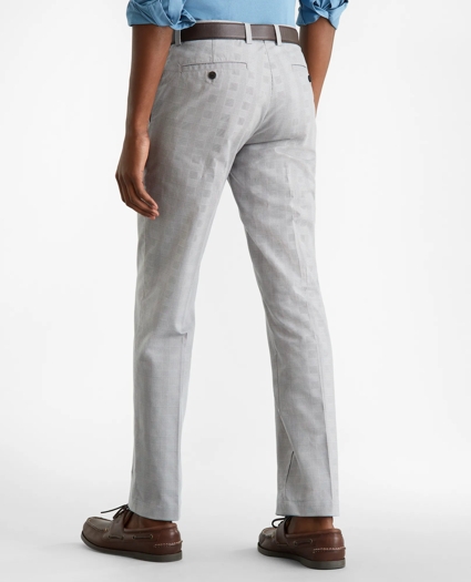 Milano Fit Glen Plaid Stretch Advantage Chino® Pants, image 3