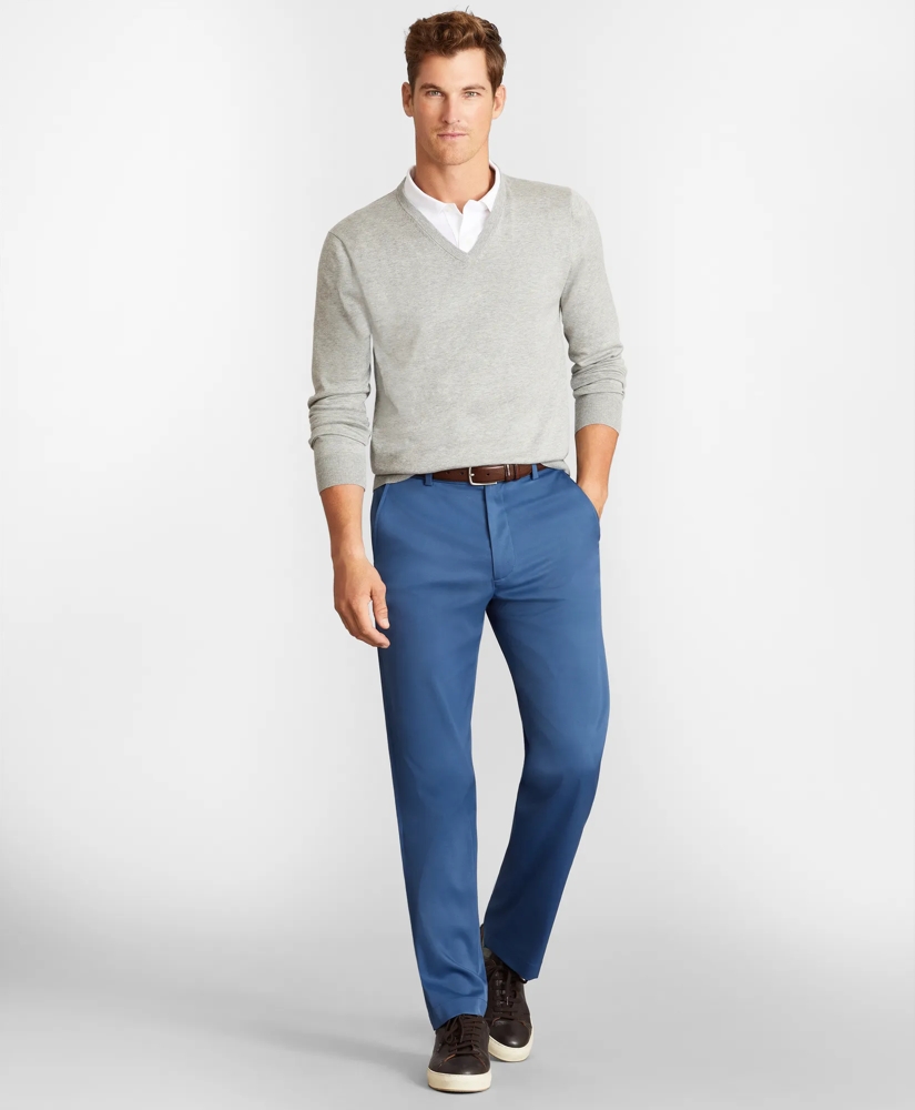 Clark Fit Brooks Brothers Stretch Performance Chino Pants, image 2