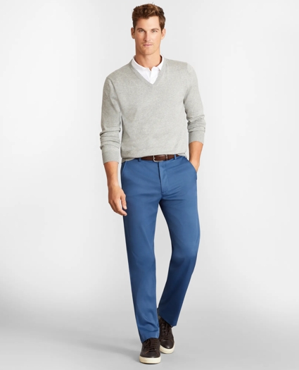 Clark Fit Brooks Brothers Stretch Performance Chino Pants, image 2