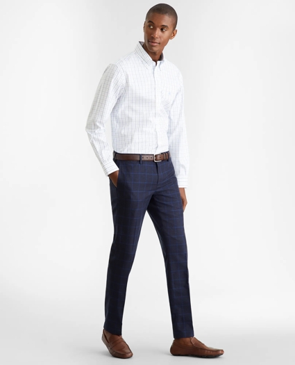 Soho Fit Glen Plaid Stretch Advantage Chino® Pants, image 2